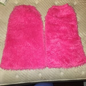 Pink Rave Leg Warmers
